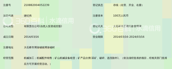 营口华晟矿山机械工程 矿山机械领域的专业力量